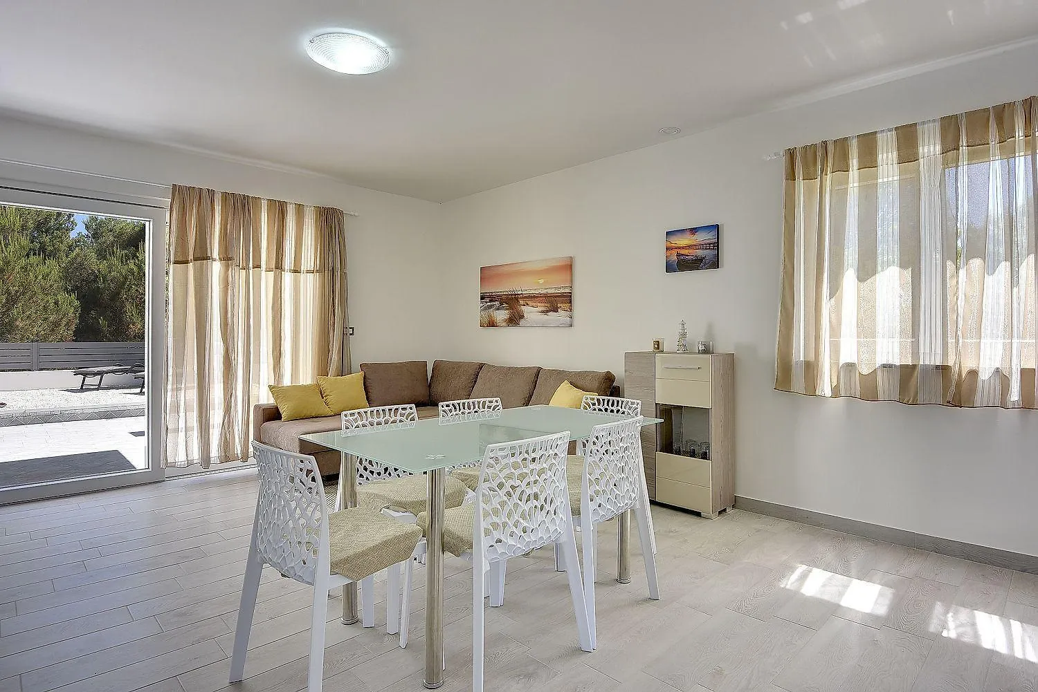 500 Meter Zum Strand Mit Privatpool, Meerblick, Wlan Liznjan Holiday home